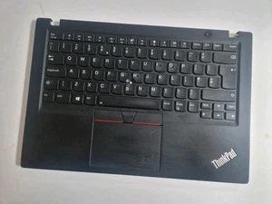 Lenovo ThinkPad T490s Handauflage mit UK Tastatur und Touchpad - Bild 1 von 2