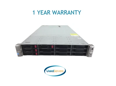 HPE DL380 G9 12LFF 128GB 2xE5-2630v4 2.2GHZ=20Cores 4x1TB 6G SATA P840ar - Image 1 of 2
