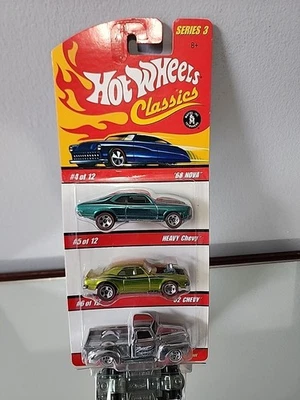 风火轮经典系列 3 包 68 Nova,重型雪佛兰,52 雪佛兰 — 第 1/4 张图片