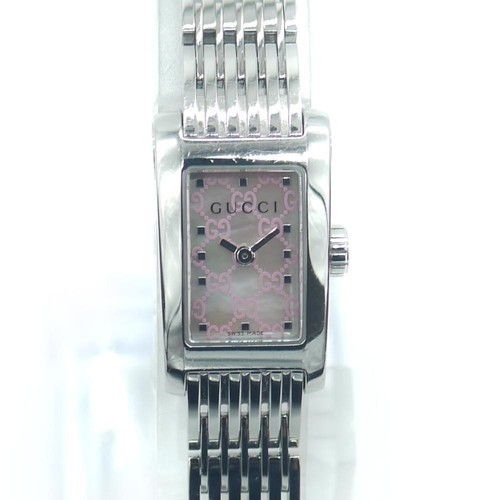Orologio Donna Gucci G Metro Quadrato Conchiglia Rosa 8600L Y02031 Nuovo Dal Giappone