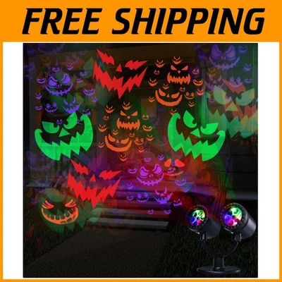 Creepy Halloween Projector Lights with Timer Function - Image 1 of 4