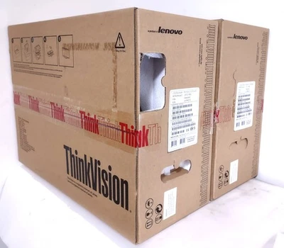 Lot of 2 New Lenovo ThinkVision LT2252p Black 22-inch 5ms Widescreen LED Monitor - Image 1 of 4