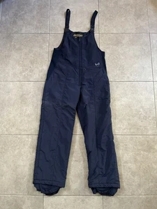 VTG Innsbruck Mens 36 Blue Insulated Zip Snow Ski Bibs Overall Pants - Picture 1 of 4