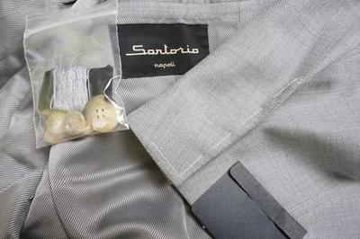 Chaqueta Abrigo Deportivo Sartorio Napoli x Kiton S100s Lana Gris Sólido Talla 42 TOTALMENTE NUEVA Foto 1 de 4