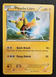 Pokemon TCG Pikachu Libre English 2016 Masked Pikachu Near Mint 14/30 - Picture 1 of 16