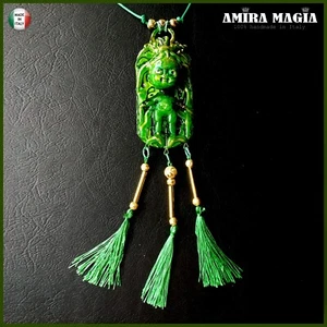 Mandragora Pianta Talismano Simbolo da Strega Amuleto Ciondolo Collana Pendente - Foto 1 di 24