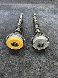 2016 BMW X6M S63 Engine LH Intake And Exhaust Camshaft Assembly Pair OEM - Picture 1 of 18