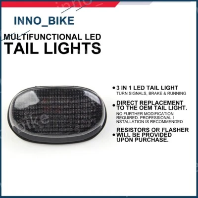 Luz trasera LED intermitente para Suzuki Marauder 800 1600 VZ800 VZ1600 1997 - 2004 Foto 1 de 4