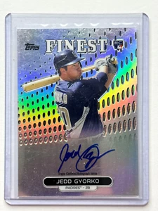 2013 Topps Finest Jedd Gyorko San Diego Padres Auto Baseball Card #RA-JG - Picture 1 of 2