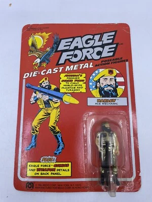 Figura de acción mecánica Harley Ace Mego Corp de metal fundido a presión Eagle Force 1981 de colección Foto 1 de 4