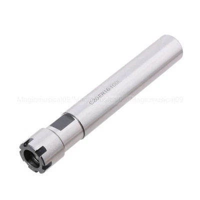C20-ER16M-100L Collet Extension Holder Straight Shank for CNC Milling - Image 1 of 3