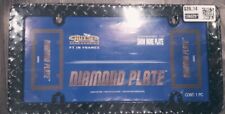 Cruise Accessories Diamond Plate Metal License Plate Frame - Factory Sealed