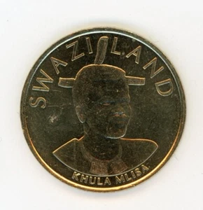Swaziland 5 Emalangeni 2018 KM 73 UNC commemorativo in ottone - Foto 1 di 2