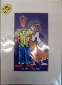 Suzy Toronto "HE WHO IS MY SON"  5x7 Matted Art Print - Picture 1 of 2