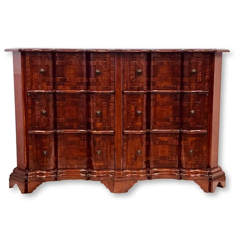 Serpentine Solid Walnut Cabinet Cover