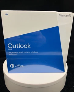 Brand New Microsoft Office Outlook 2013 Retail Box w/ Disc - (543-05748) - Picture 1 of 3