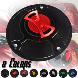 Keyless Quick Release Fuel Gas Tank Cover Caps For YAMAHA YZF-R1 YZF-R6 97-98 - Picture 1 of 20