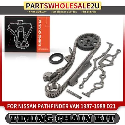 Комплект цепи ГРМ двигателя 8x для Nissan Pathfinder 1987-1988 D21 1986-1988 L4 2,4 л - Изображение 1 из 4