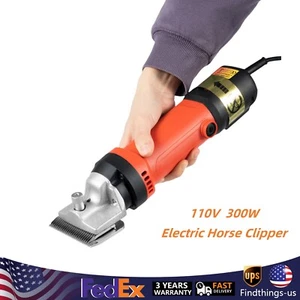 350W Professional Electric Animal Hair Clippers Horse Pet Grooming Trimmer - Picture 1 of 17