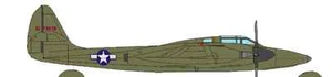 McDonnell Douglas XP-67 Moonbat Aircraft Wood Model Replica Free Shipping - Picture 1 of 1