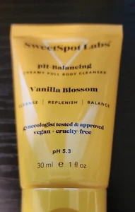 SweetSpot Labs Vanilla Blossom pH-Balancing Full Body Cleanser 1oz 30mL