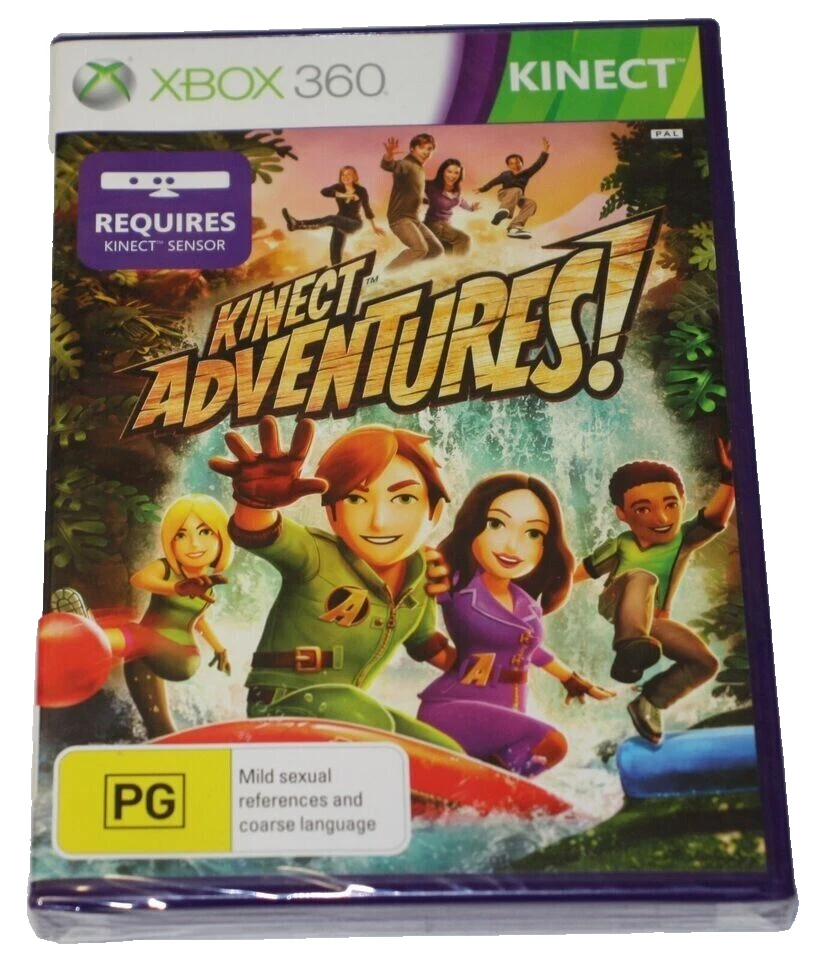 XBOX 360 Game Kinect Adventures New sealed unopened. - Image 1 of 1