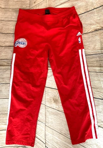 Men’s LOS ANGELES Clippers Adidas Basketball Warm Up Pants Mens 2XL NBA Cover