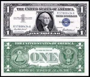 USA: Silver Certificate, 1 dollar, 1957, Series R---A. AU. - Picture 1 of 1