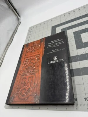 Christie's Important Chinese Furniture Museum Classical NY 9/19/1996  Catalog - Image 1 of 4