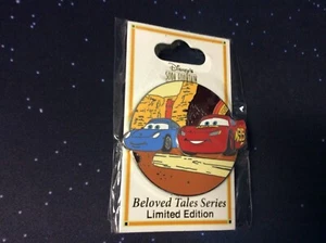 DISNEY CARS METAL ENAMEL PIN BELOVED TALES SERIES LIMITED EDITION - Picture 1 of 2