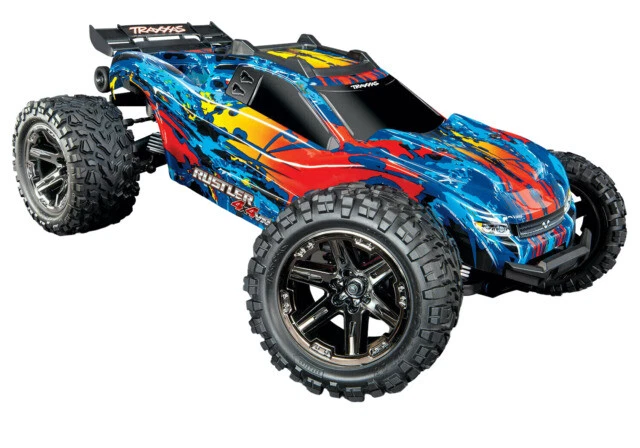 Traxxas Rustler 4 x 4 VXL Brushless Stadium Truck - Red 67076-4