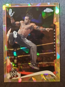 Scheda inserto rifrattore atomico R-Truth 2014 Topps Chrome WWE Wrestling, #37 - Foto 1 di 2
