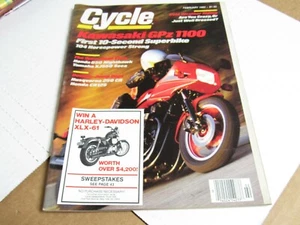 1983 February CYCLE Magazine - Vintage Motorcycle Magazine - Imagen 1 de 2