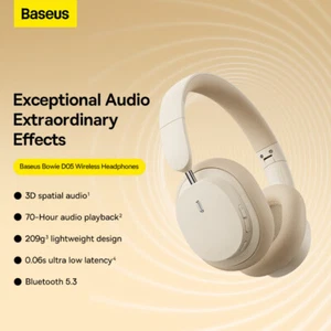 Baseus Słuchawki bezprzewodowe Bluetooth Słuchawki douszne 70 godzin czasu gry, ENC-czyste połączenie - Zdjęcie 1 z 23