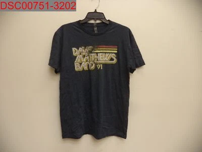 Stain, Next Level Apparel Adult Navy Dave Matthews Band Retro Stripe T-Shirt M - Image 1 of 4