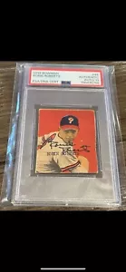 Robin Roberts Philadelphia Phillies 1949 Bowman #46 Signed PSA 10 Auto HOF - Bild 1 von 2