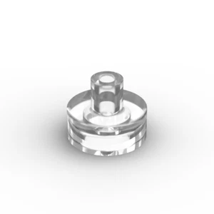 Lego 10x runde Fliese Pin 1x1 round tile pin 20482 transparent klar trans-clear - Picture 1 of 1