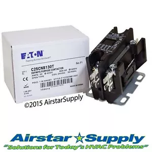 Contactor de martillos C25CNB130T Eaton / Cutler - Bobina de 30 amperios 1 polo 24 V - Imagen 1 de 3