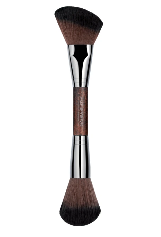 Make Up For Ever Double-Ended Sculpting Brush 158 (Wavy/Straight & Wavy) - Image 1 of 1