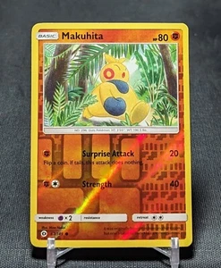 Makuhita Common Reverse Holo Fihhting Pokemon TCG Sun & Moon Base Card 67/149 - Picture 1 of 2