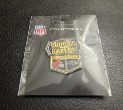 Baltimore Ravens Vs. Cleveland Browns NFL Football Gameday Pin New 1/4/2025 - Image 1 of 3