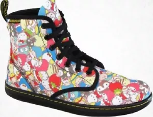 DR MARTENS X SANRIO 50TH HELLO KITTY PRINT BOOTS TRAINERS UK 4 US 6 EU 37 BNIB - Picture 1 of 12
