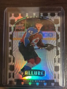 2020-21 Upper Deck Allure Bowen Byram RC Rookie 2005 NHL Logo 