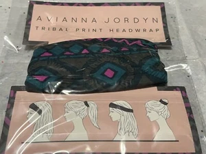 NIP Avianna Jordyn Tribal Print Headwrap Hair Wrap * stylish, soft, comfortable - Picture 1 of 7