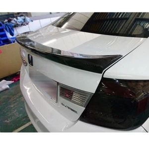 CARBON FIBER FOR HONDA CIVIC 9th 4DR SEDAN MT TYPE REAR TRUNK SPOILER WING - Picture 1 of 12