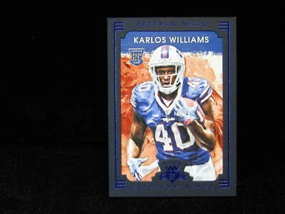 2015 Karlos Williams RC Buffalo Bills BLUE "Gridiron Kings" Panini #141 - Image 1 of 2