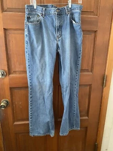 Vtg Structure Mens Blue Jeans Straight 34x32 - Picture 1 of 7