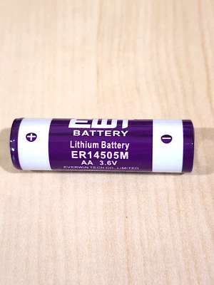 2 x EWT ER14505 AA 14505 3.6v lithium battery 2400mAH 2.4Ah Li-SOCI2 PKCELL - Image 1 of 4