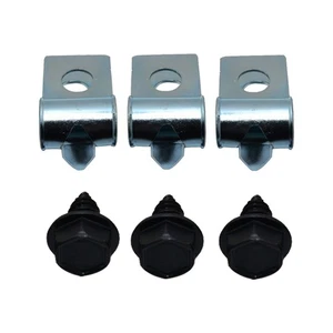 55-57 Chevy Bel Air 3/8 Línea de Combustible Tubo Clips Abrazadera Soporte Kit Juego NOS CIF301 - Imagen 1 de 9