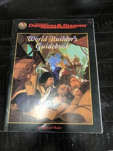 Advanced Dungeons And Dragons World Builders Guidebook TSR 9532 komplett - Bild 1 von 2